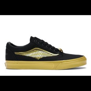 Harry Potter Golden Snitch Vans - Size 7.5